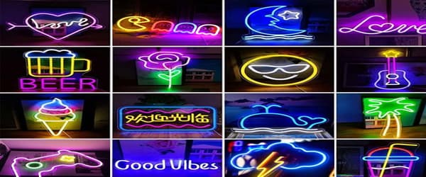 انواع تابلو نئونی